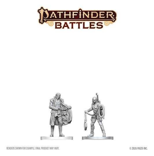 Pathfinder Battles Deep Cuts Miniatur unbemalt Burglar & Fence 14 cm Image 2