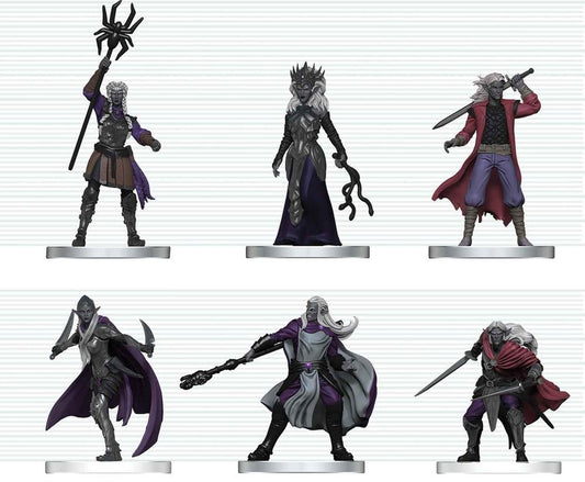 D&D Icons of the Realms Minifiguren Drow-Kriegerschar 20 cm Image 1