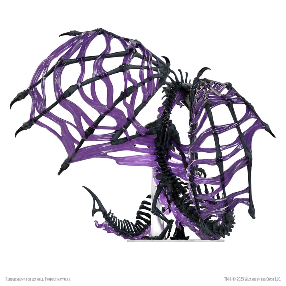 D&D Icons of the Realms Boxed Miniaturen vorbemalt Black Dracolich 30 cm Image 2