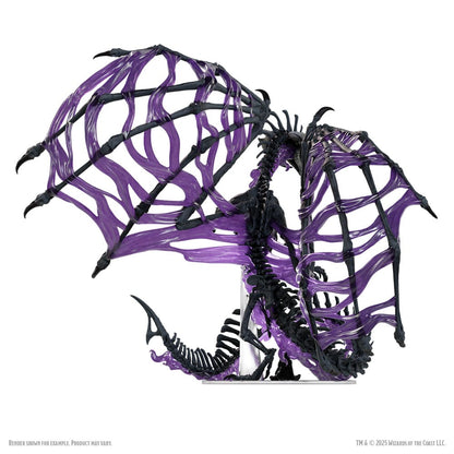 D&D Icons of the Realms Boxed Miniaturen vorbemalt Black Dracolich 30 cm Image 2