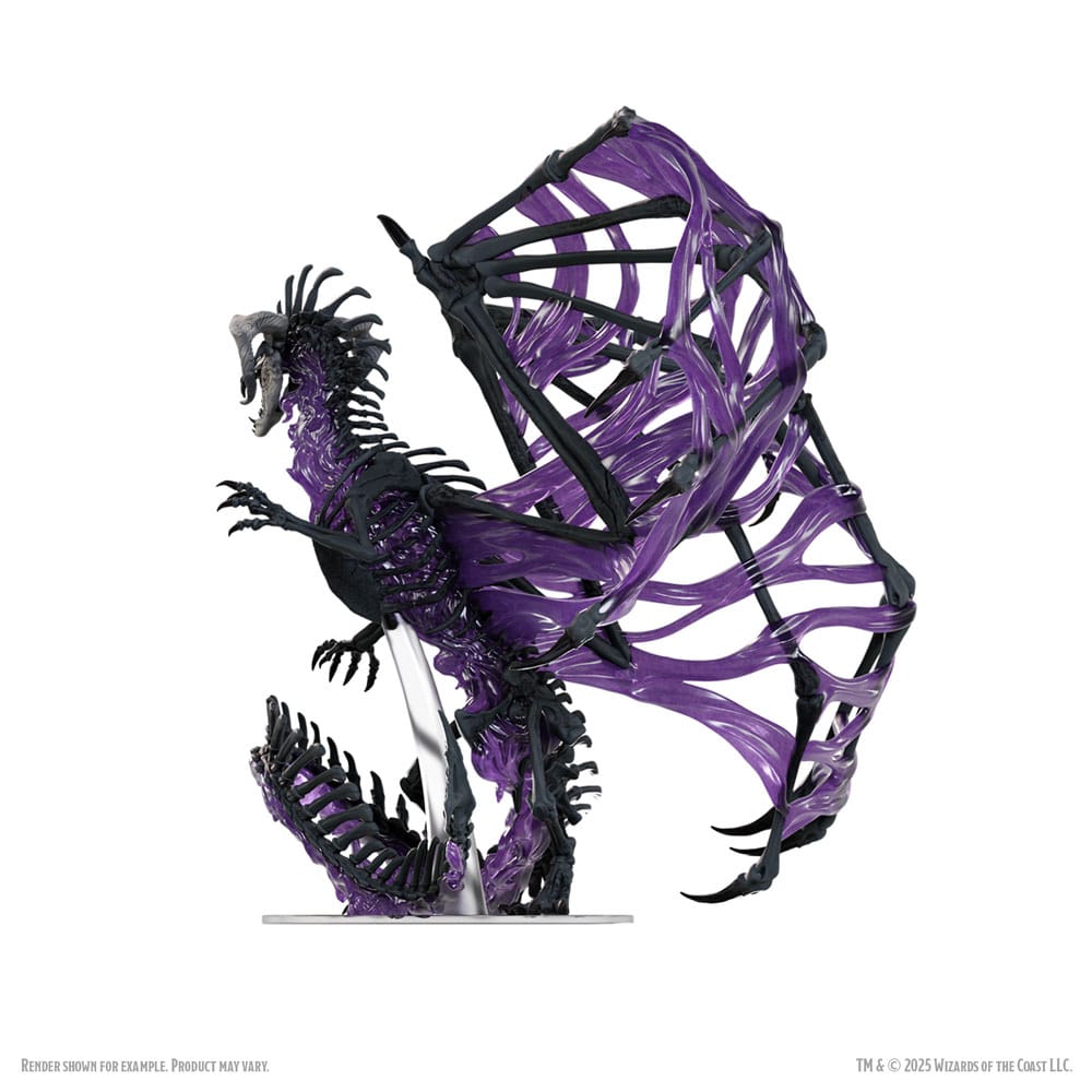 D&D Icons of the Realms Boxed Miniaturen vorbemalt Black Dracolich 30 cm Image 6