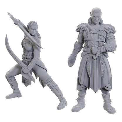 D&D Nolzur's Marvelous Miniatures Miniatur unbemalt Jaheira & Halsin Image 1