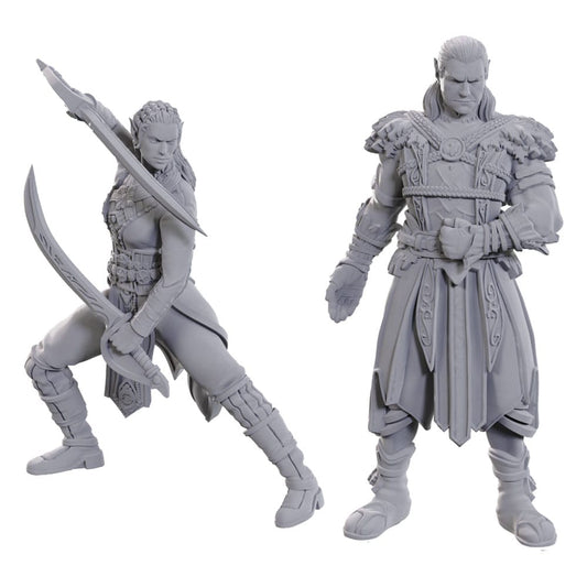 D&D Nolzur's Marvelous Miniatures Miniatur unbemalt Jaheira & Halsin Image 1