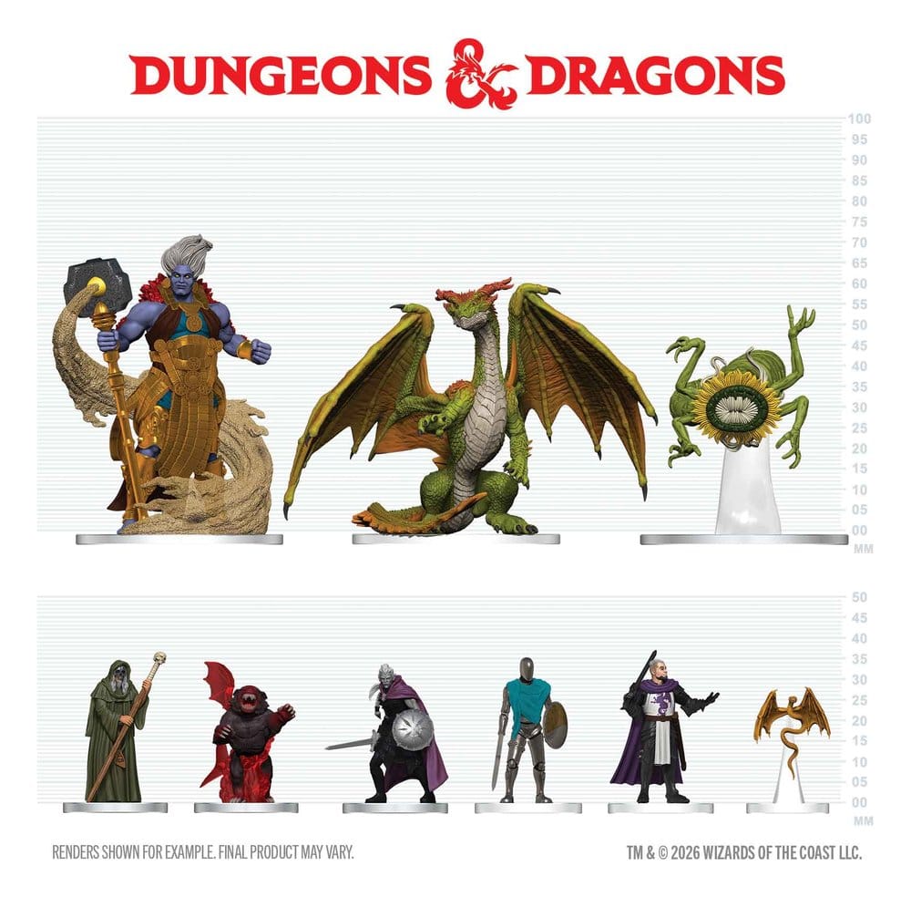 D&D Icons of the Realms Booster Brick Abenteuer in Faerûn (Set 41) 13 cm Image