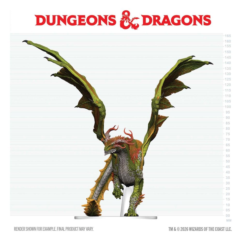 Dungeons & Dragons Icons of the Realms Miniaturen vorbemalt Adult Spirit Dragon 24 cm Image 3