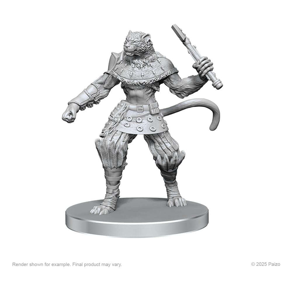 Pathfinder Deep Cuts Miniaturen unbemalt Elf Hunter & Catfolk Bandit Image 2