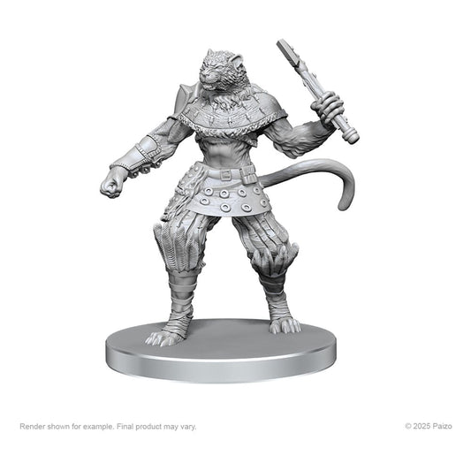 Pathfinder Deep Cuts Miniaturen unbemalt Elf Hunter & Catfolk Bandit Image 2