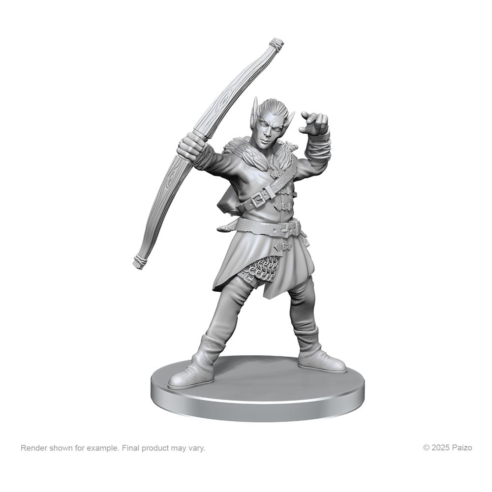Pathfinder Deep Cuts Miniaturen unbemalt Elf Hunter & Catfolk Bandit Image 3