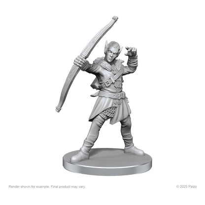 Pathfinder Deep Cuts Miniaturen unbemalt Elf Hunter & Catfolk Bandit Image 3