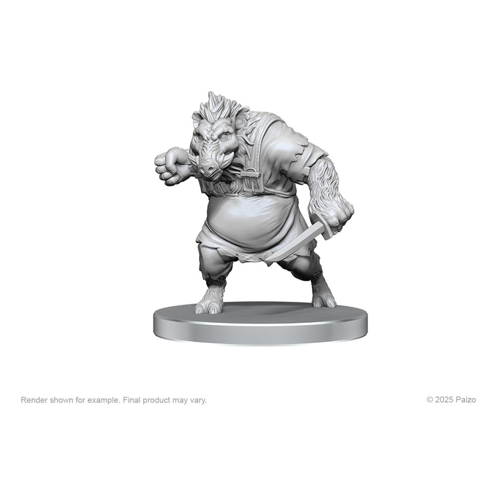 Pathfinder Deep Cuts Miniaturen unbemalt Werewolf & Wereboar Image 2