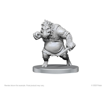 Pathfinder Deep Cuts Miniaturen unbemalt Werewolf & Wereboar Image 2