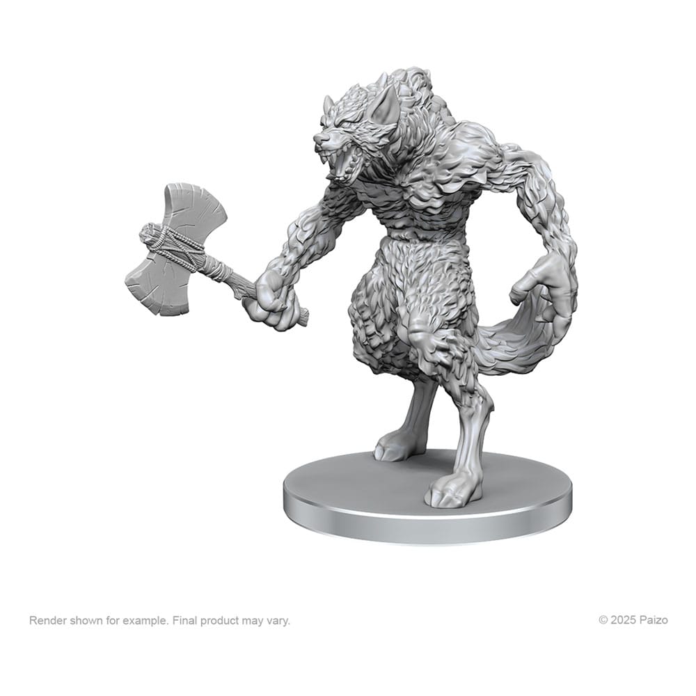 Pathfinder Deep Cuts Miniaturen unbemalt Werewolf & Wereboar Image 3