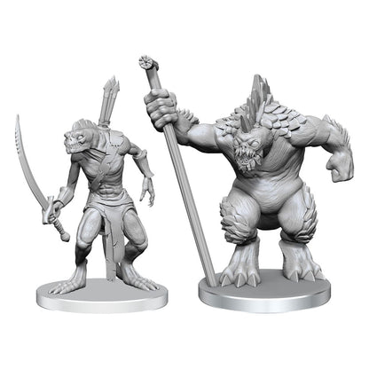 Pathfinder Deep Cuts Miniaturen unbemalt Xulgath Skirmisher & Stoneliege Image 1