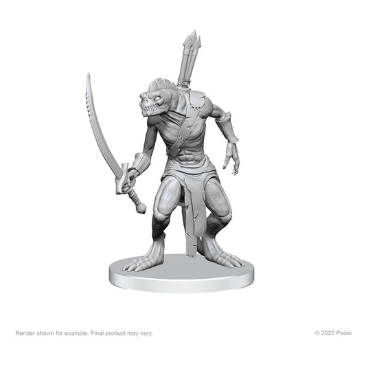 Pathfinder Deep Cuts Miniaturen unbemalt Xulgath Skirmisher & Stoneliege Image 2