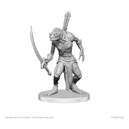Pathfinder Deep Cuts Miniaturen unbemalt Xulgath Skirmisher & Stoneliege Image 2