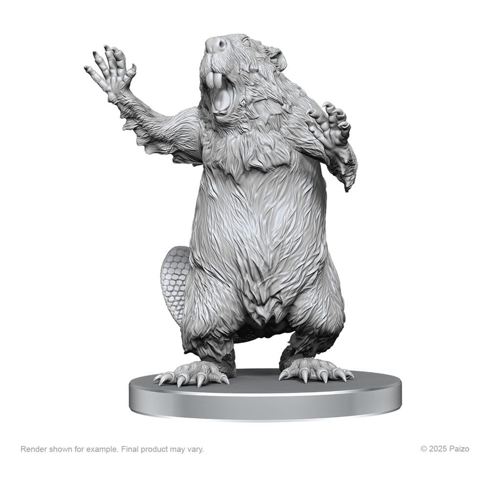 Pathfinder Deep Cuts Miniaturen unbemalt Boggard Scout & Castoroides Image 3