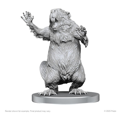 Pathfinder Deep Cuts Miniaturen unbemalt Boggard Scout & Castoroides Image 3