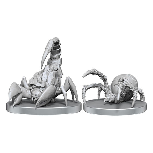 Pathfinder Deep Cuts Miniaturen unbemalt Cave Scorpion & Hunting Spider Image 1