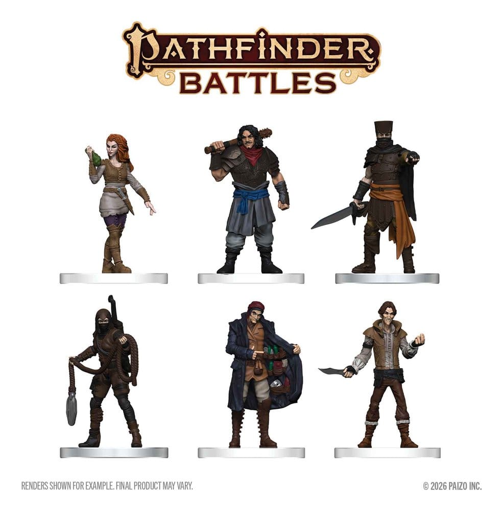 Pathfinder Battles Boxed Miniaturen vorbemalt Criminals 20 cm Image 2