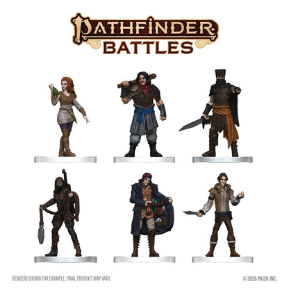 Pathfinder Battles Boxed Miniaturen vorbemalt Criminals 20 cm Image 2