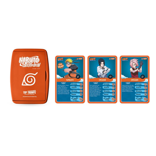 Naruto Shippuden Collectibles Kartenspiel Top Trumps Quiz Anime Collectible *Deutsche Version* Image 1