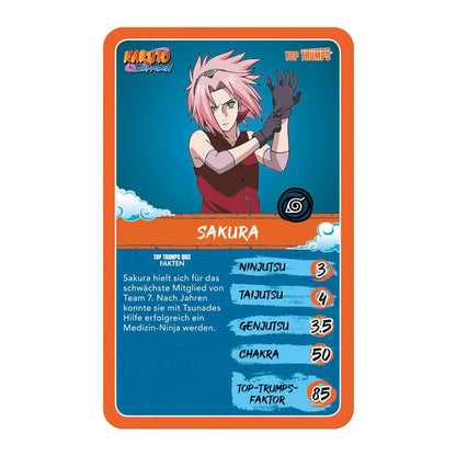 Naruto Shippuden Collectibles Kartenspiel Top Trumps Quiz Anime Collectible *Deutsche Version* Image 6