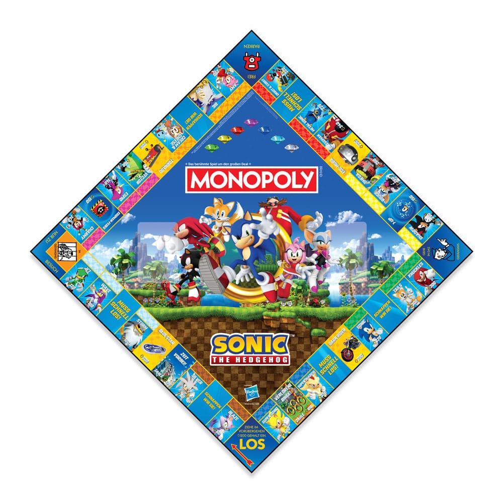 Monopoly Brettspiel Sonic the Hedgehog *Deutsche Version* Image 2