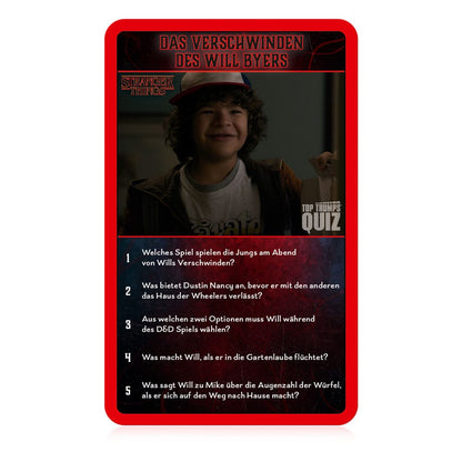 Stranger Things Kartenspiel Top Trumps Quiz *Deutsche Version* Image 2
