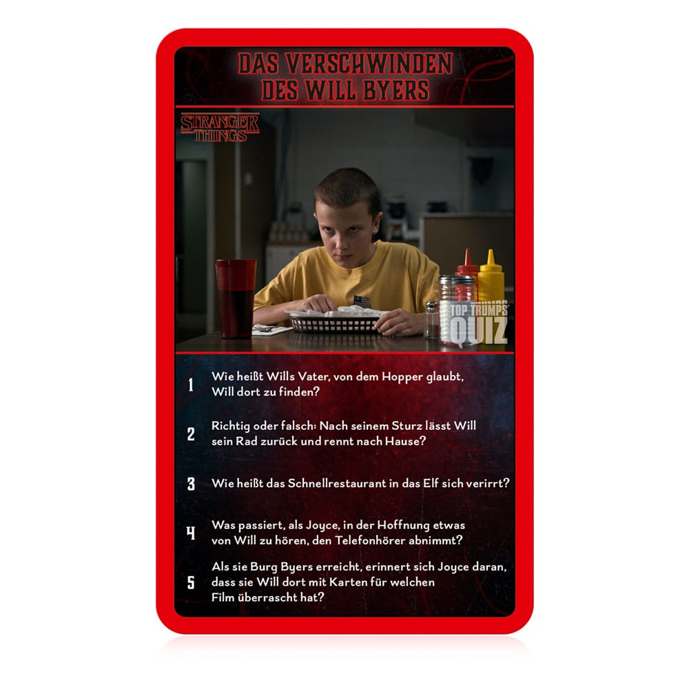 Stranger Things Kartenspiel Top Trumps Quiz *Deutsche Version* Image 3