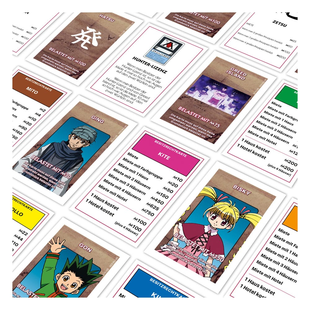 Monopoly Brettspiel Hunter x Hunter  *Deutsche Version* Image 6