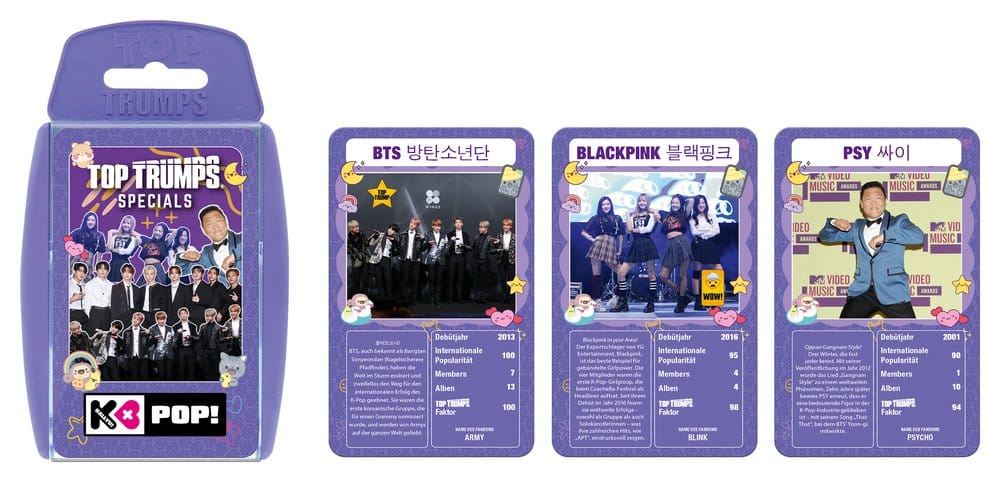 K-Pop Kartenspiel Top Trumps *Deutsche Version* Image 4