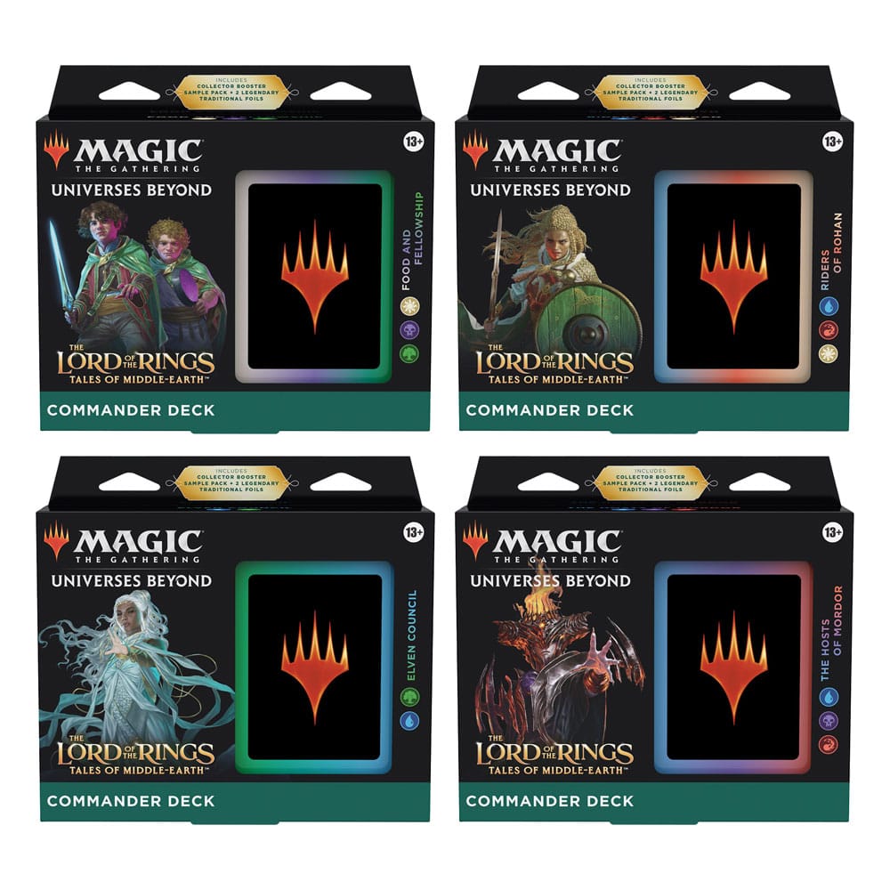 Magic the Gathering The Lord of the Rings: Tales of Middle-earth Commander-Decks Display (4) englisch Image 1