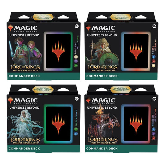 Magic the Gathering The Lord of the Rings: Tales of Middle-earth Commander-Decks Display (4) englisch Image 1