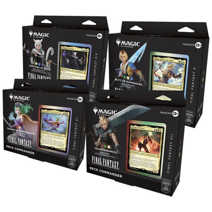 Magic the Gathering Final Fantasy Commander-Decks Display (4) französisch Image 1