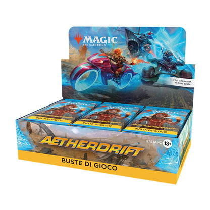 Magic the Gathering Aetherdrift Play-Booster Display (30) italienisch Image 6