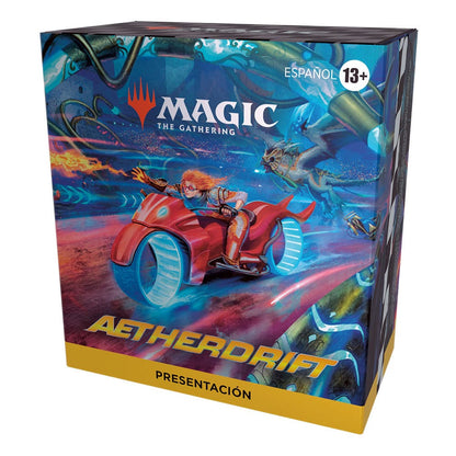 Magic the Gathering Aetherdrift Prerelease Packs Umkarton (15) spanisch Image 3