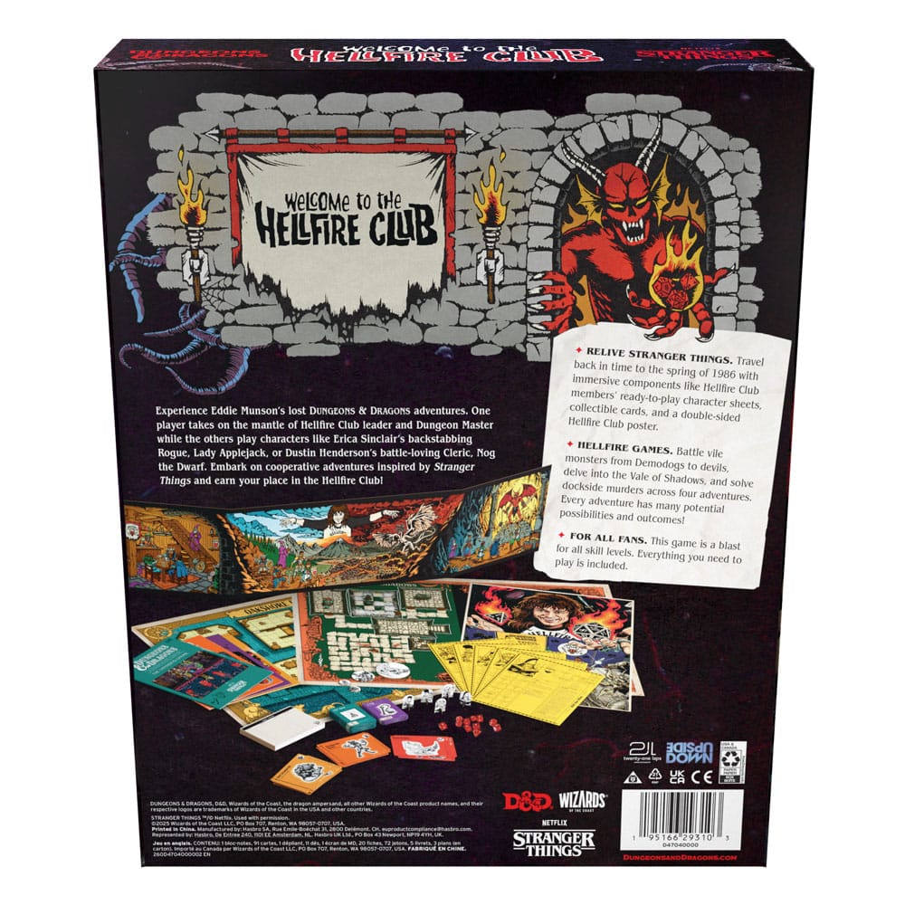 Dungeons & Dragons Brettspiel Stranger Things: Welcome to the Hellfire Club englisch Image 7
