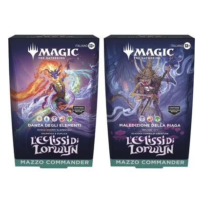 Magic the Gathering L'Eclissi di Lorwyn Commander-Decks Display (4) italienisch Image 1