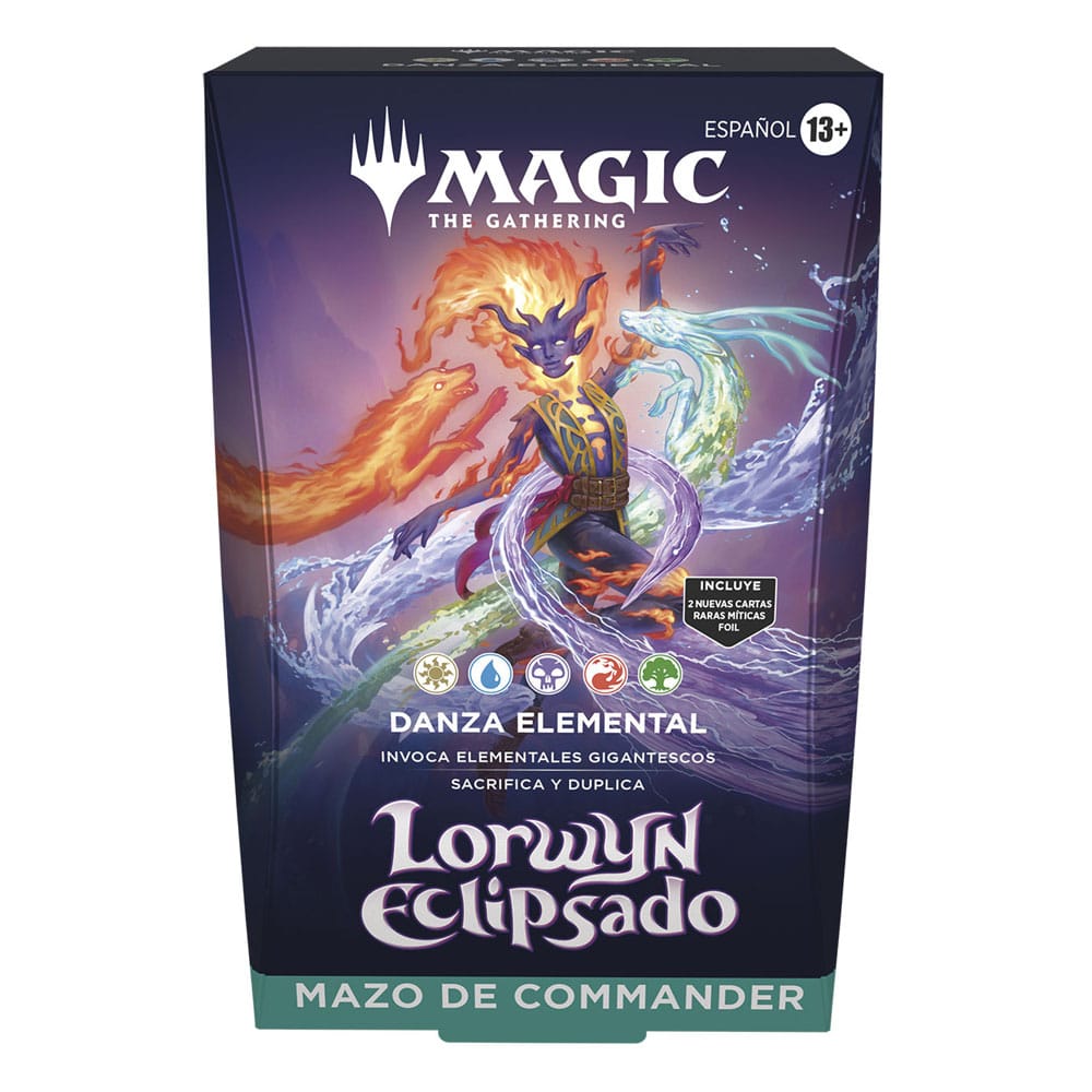 Magic the Gathering Lorwyn eclipsado Commander-Decks Display (4) spanisch Image 3