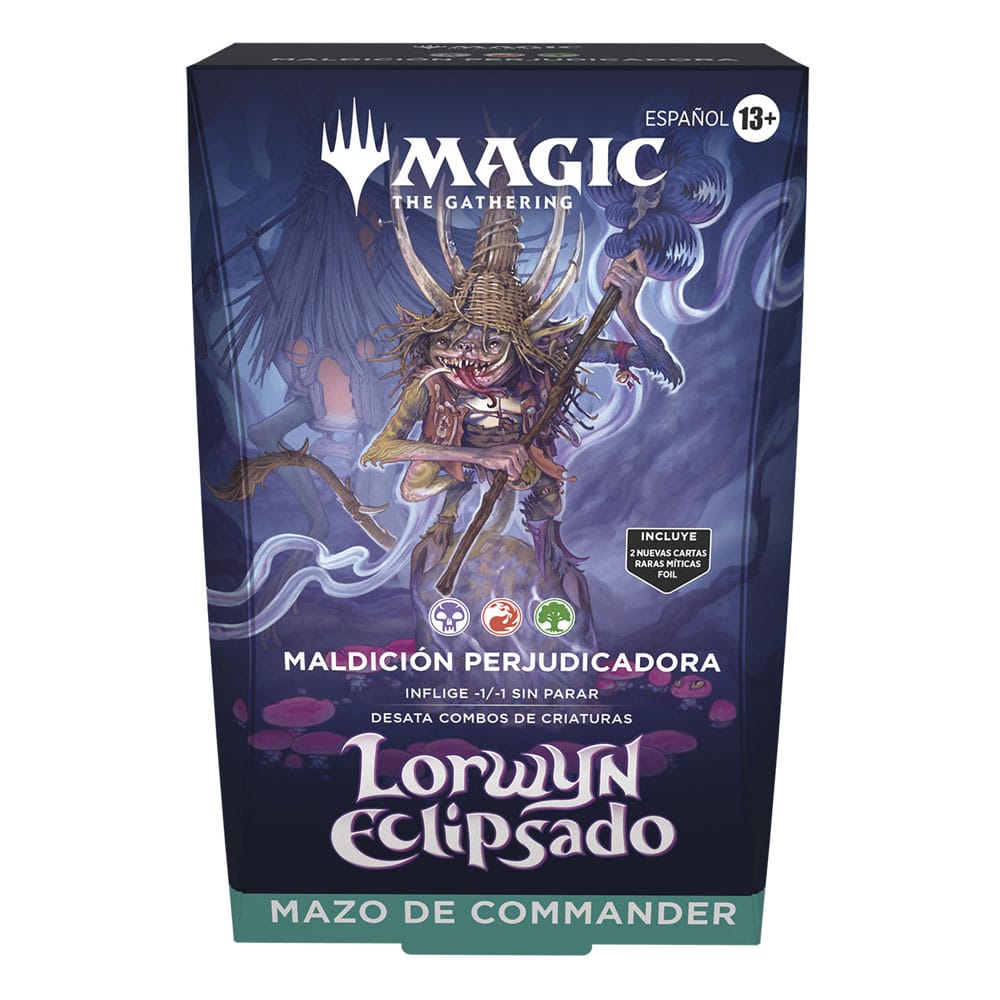 Magic the Gathering Lorwyn eclipsado Commander-Decks Display (4) spanisch Image 6