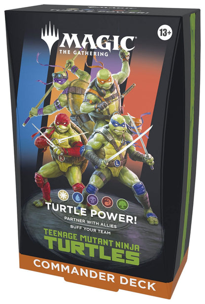Magic the Gathering Teenage Mutant Ninja Turtles Commander-Decks Umkarton (4) englisch Image 1