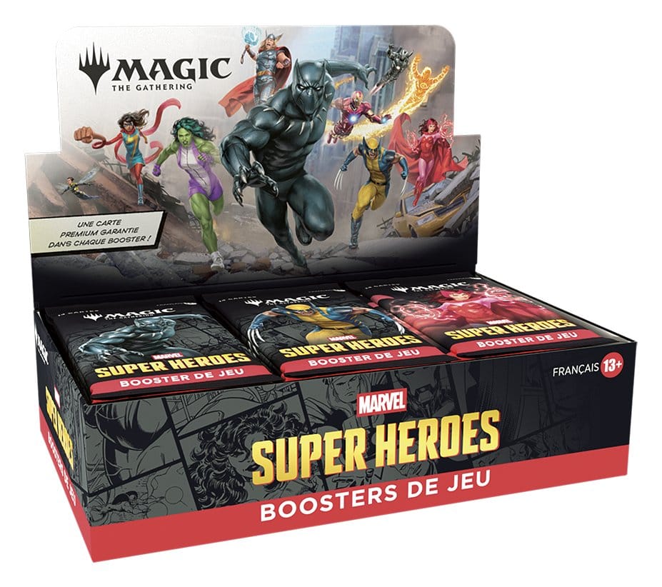 Magic the Gathering Marvel Super Heroes Play-Booster Display (30) französisch Image 11