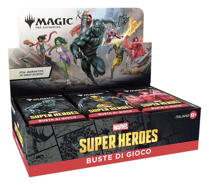 Magic the Gathering Marvel Super Heroes Play-Booster Display (30) italienisch Image 11