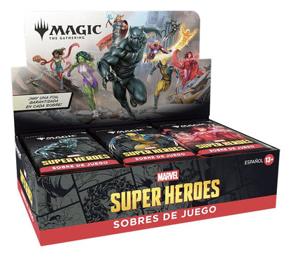 Magic the Gathering Marvel Super Heroes Play-Booster Display (30) spanisch Image 11