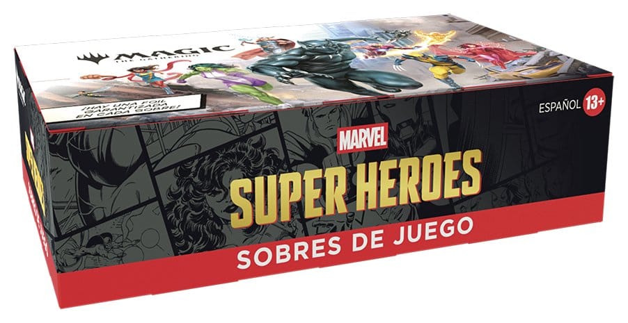 Magic the Gathering Marvel Super Heroes Play-Booster Display (30) spanisch Image 13