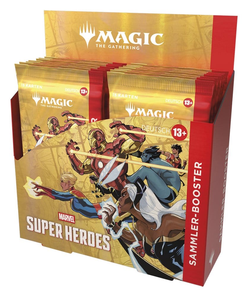 Magic the Gathering Marvel Super Heroes Sammler Booster Display (12) deutsch Image 1