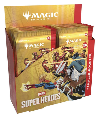 Magic the Gathering Marvel Super Heroes Sammler Booster Display (12) deutsch Image 8