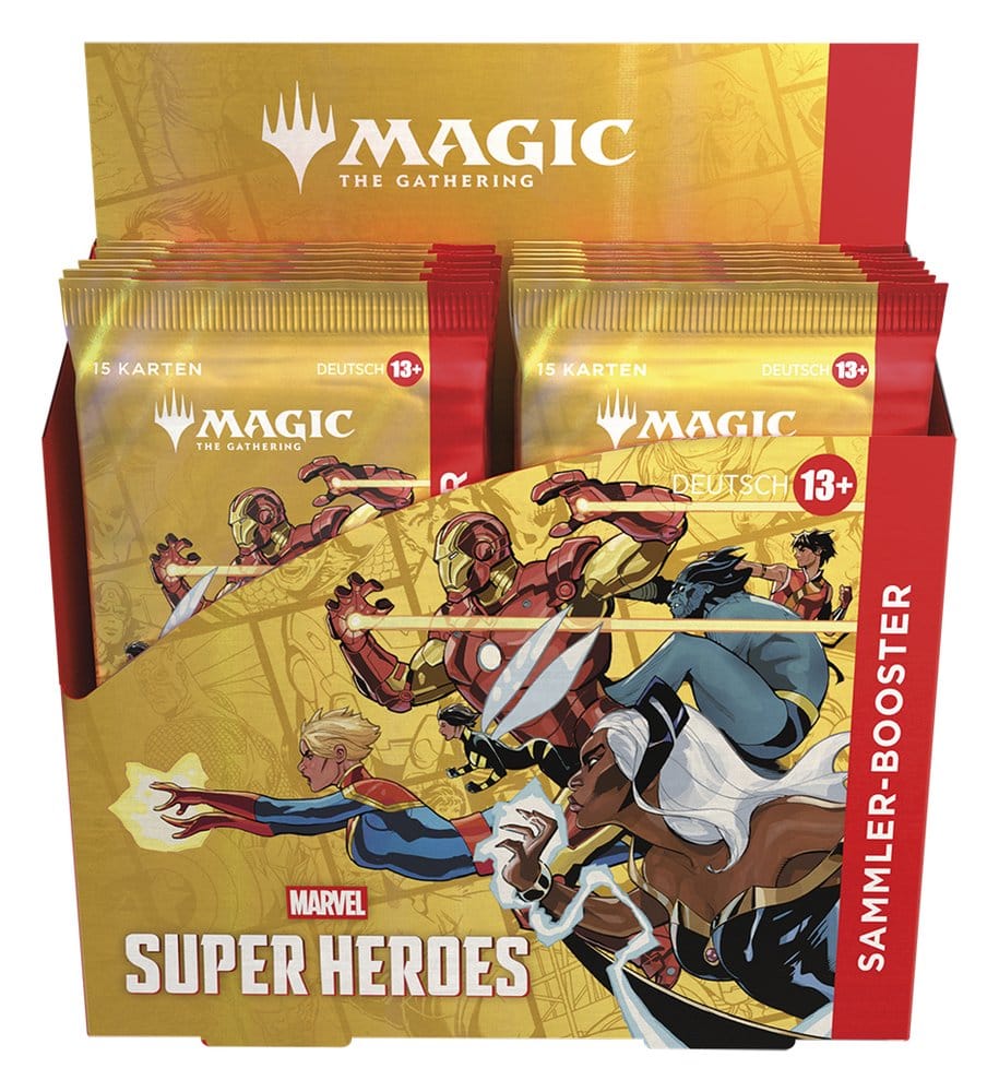 Magic the Gathering Marvel Super Heroes Sammler Booster Display (12) deutsch Image 9