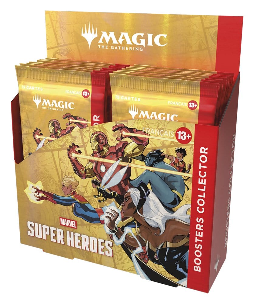 Magic the Gathering Marvel Super Heroes Sammler Booster Display (12) französisch Image 1