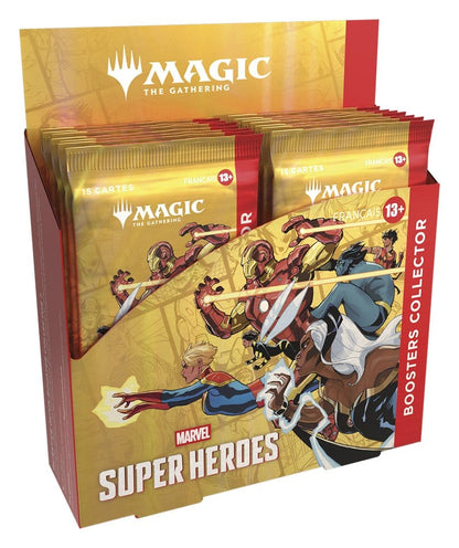 Magic the Gathering Marvel Super Heroes Sammler Booster Display (12) französisch Image 8